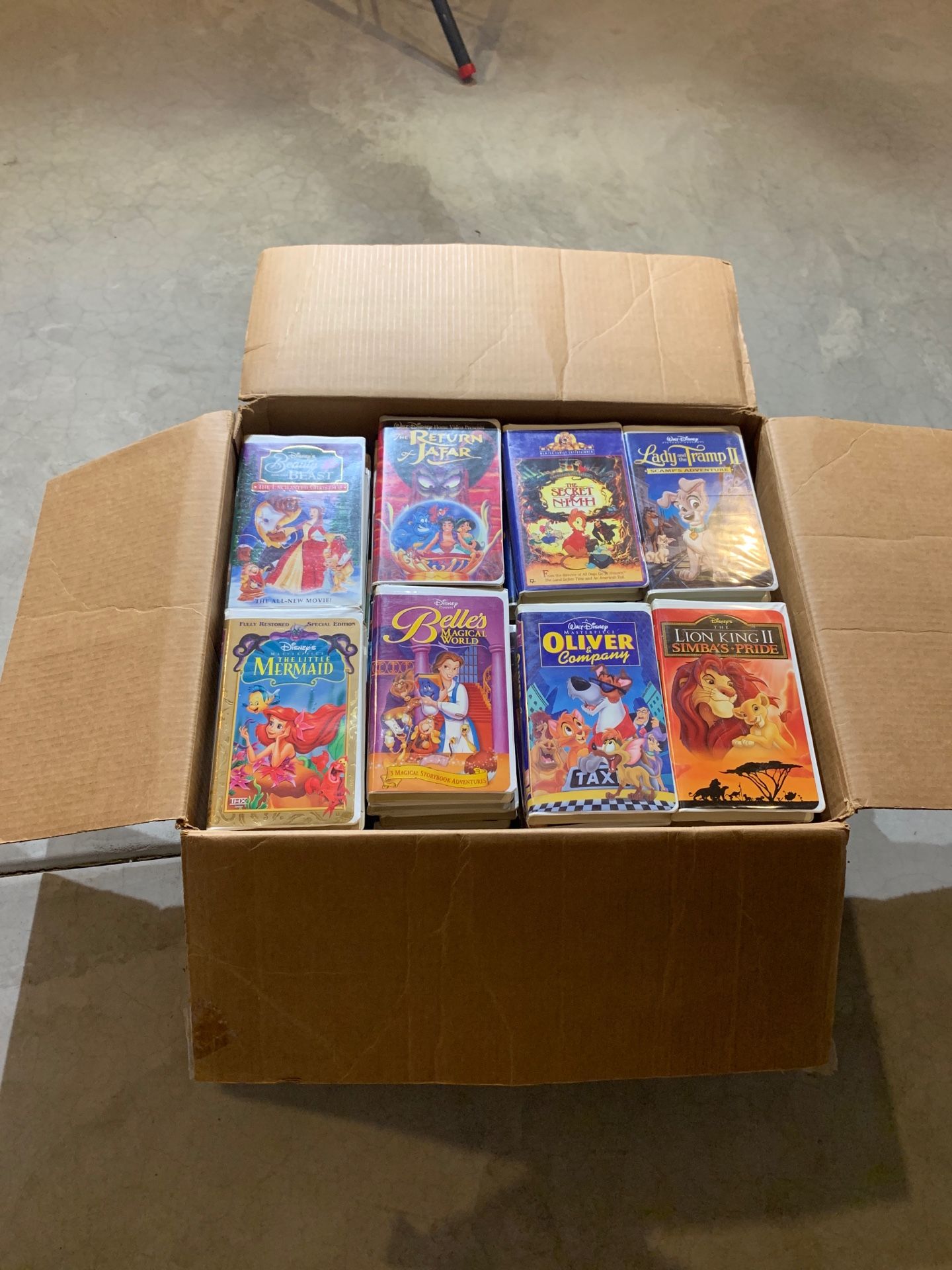 Disney VHS 88 mix tapes