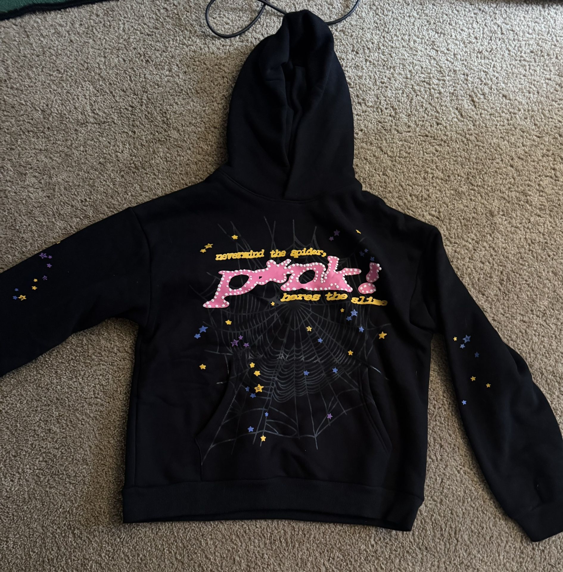 Sp5der Pink Hoodie