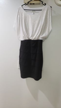 Xl White & Black dress