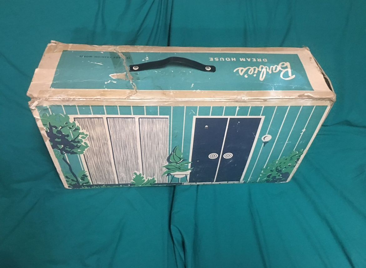 Vintage Cardboard Barbie Doll House