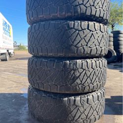 LT37X12.50R20     Set Of 4     Nitto Brand 