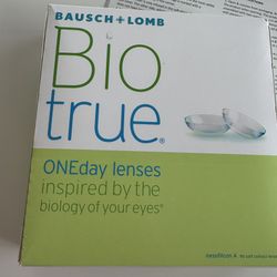 One Day Lenses - Bio True - Bausch + Lomb (-1.50)