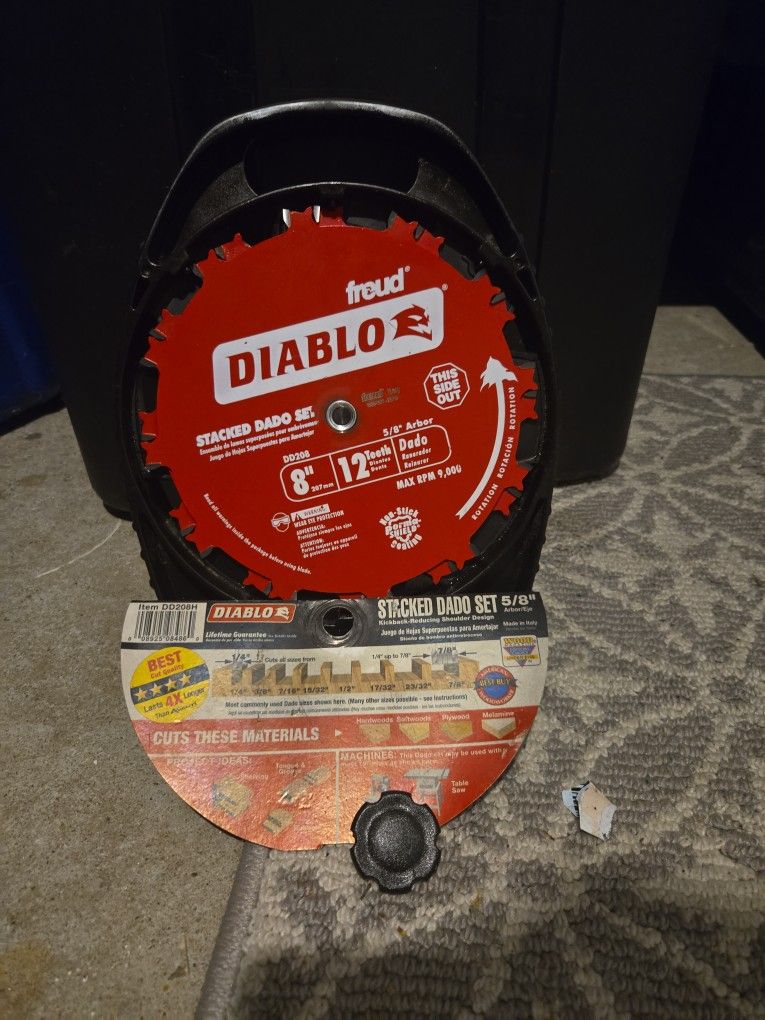 DIABLO STACKED  DADO SET