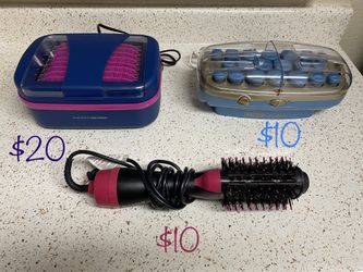 Hair Curlers & Hair Dryer 