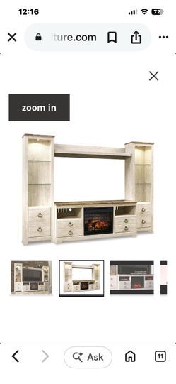 Wall unit/entertainment center