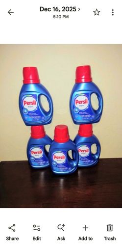Persil Laundry Detergent 34fl oz- 5 for $15- x Streets Ray and Higley