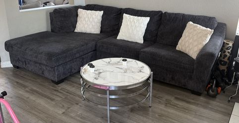 Sectional and Coffee Table