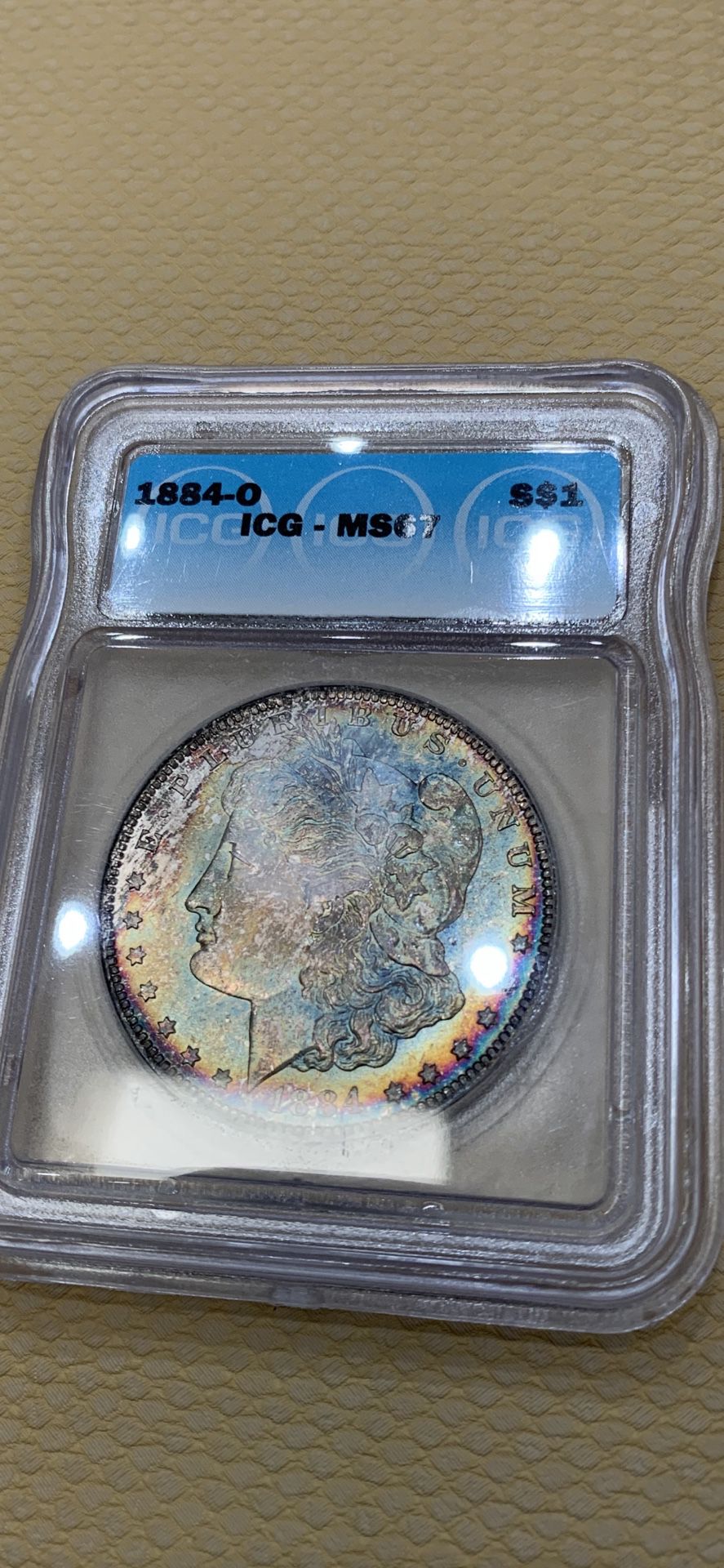 1884-O Morgan Silver Dollar Ms67