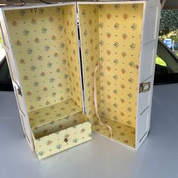 17” x 8 1/2” wooden doll carrier