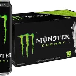 15 Pack of regular Monster Energy 