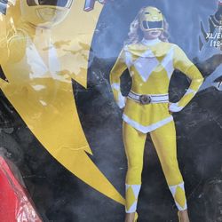 Yellow power Ranger XL Costume