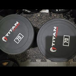 70lbs Dumbells Weights