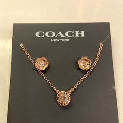 Coach Signature Stone 3 Piece Jewelry Set