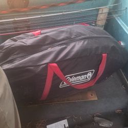 Coleman Dark Room 4 Person Tent Only Used Once 