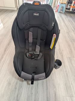 Chicco NextFit Max ClearTex Convertible Car Seat - Black/Gray - Great Condition