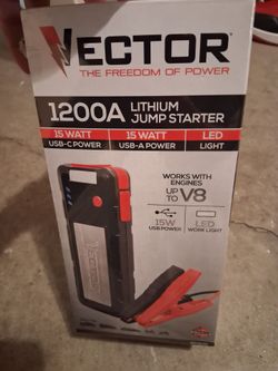 Vector 1200A lithium Jupiter starter