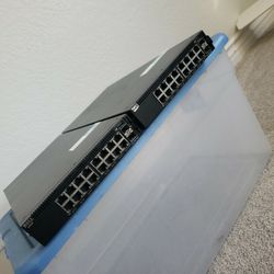 (2) Dell X1018P 18 Port Managed Network Switches