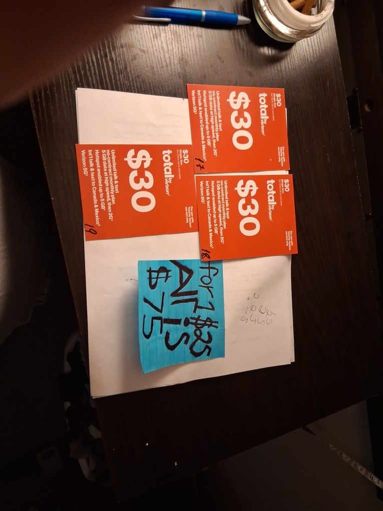 Verizon Phone Card's