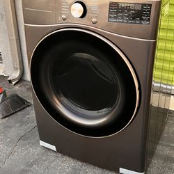 LG Black Stainless Steel Gas Dryer