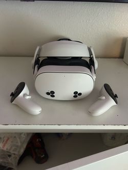 Meta Quest 3S VR Headset with upgraded headstrap