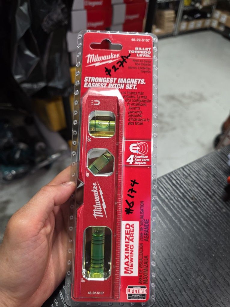 Milwaukee
7 in. Billet Torpedo Level