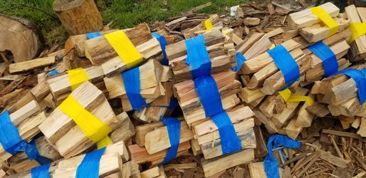 Bundles of dry-seasoned firewood (Ask about delivery)