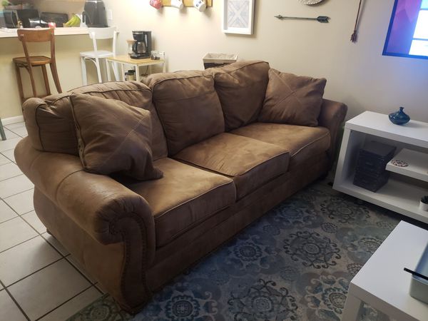 Ashley furniture couch & love seat for Sale in Brandon, FL ...