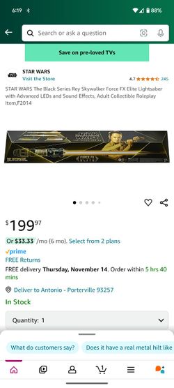 New Reys Lightsaber Black Edition 