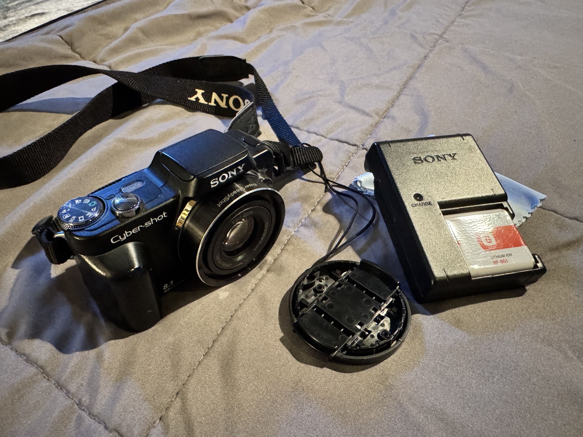 Sony Cybershot DSC-H10 8.1MP Digital Camera with 10x Optical Zoom with Super Steady Shot