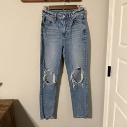American Eagle Strigid mom jeans size 2