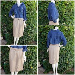 The weekend bundle Skirt and blouse sz12 Skirt top lg