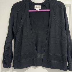 Women's Open Front Cropped Cardigan