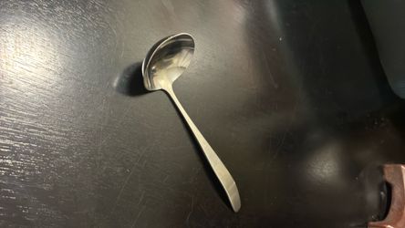 Vintage small ladle Korean silver