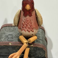 Handcrafted Rooster Shelf Sitter