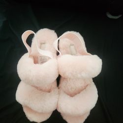 UGG OH YEAH SLIDE Sheepskin Slipper Sandals Women's Slide 1107953- sz 8
