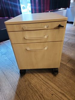 Compact file cabinet with the drawer