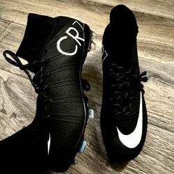 Nike black and white Vapor Y football boots