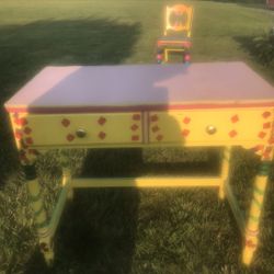 Art Child Desk And Chair 