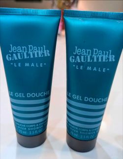 Jean Paul Gaultier Men's "Le Male" Shower Gel 2.5 oz TWO BOTTLES