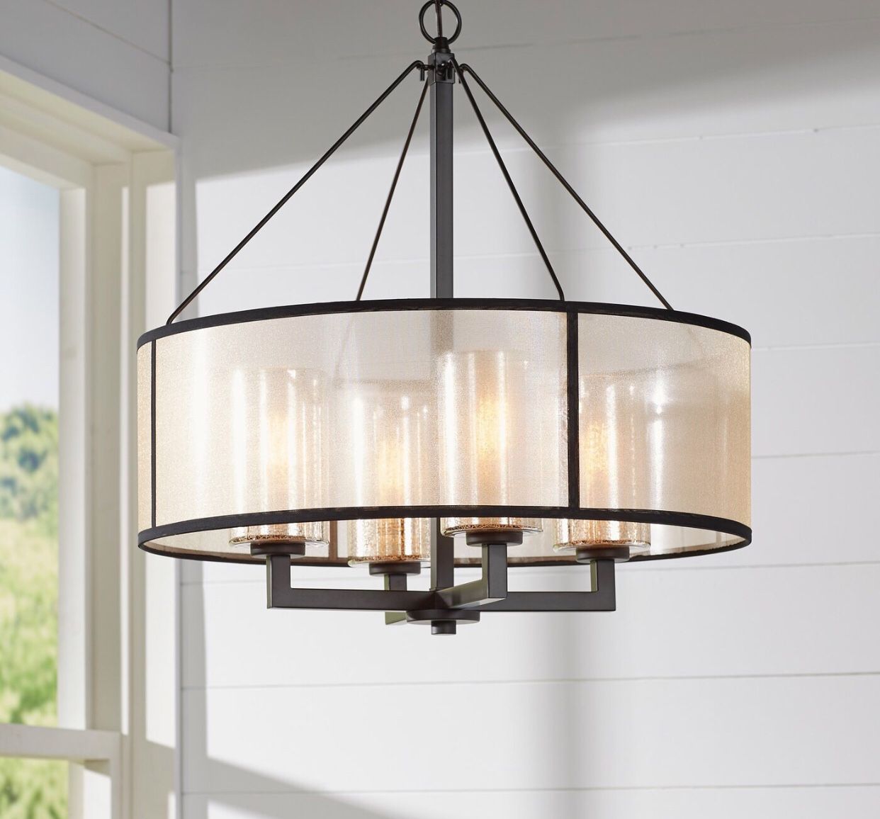 Dailey 4-Light Drum Chandelier