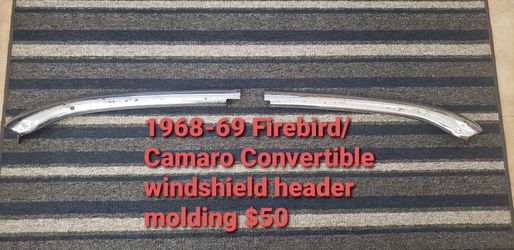 1968, 1969 FIREBIRD/CAMARO Convertible Windshield Header Molding
