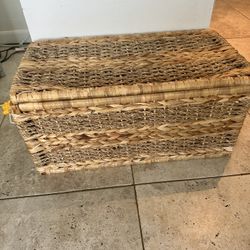 Wicker Rattan Style Storage 