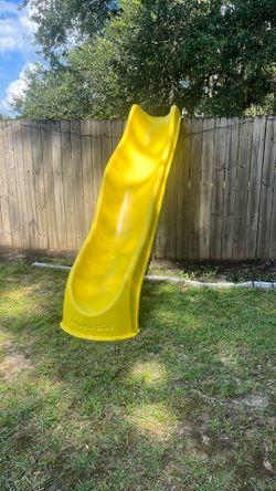 Yellow Swing and Slide