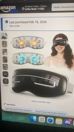 Heat/cooling eye massager