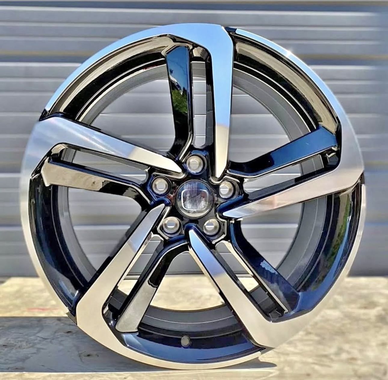 20x8.5 5x114.3 +35 Black Machined Wheels 5x4.5" Fit Honda Accord Civic si CRV
