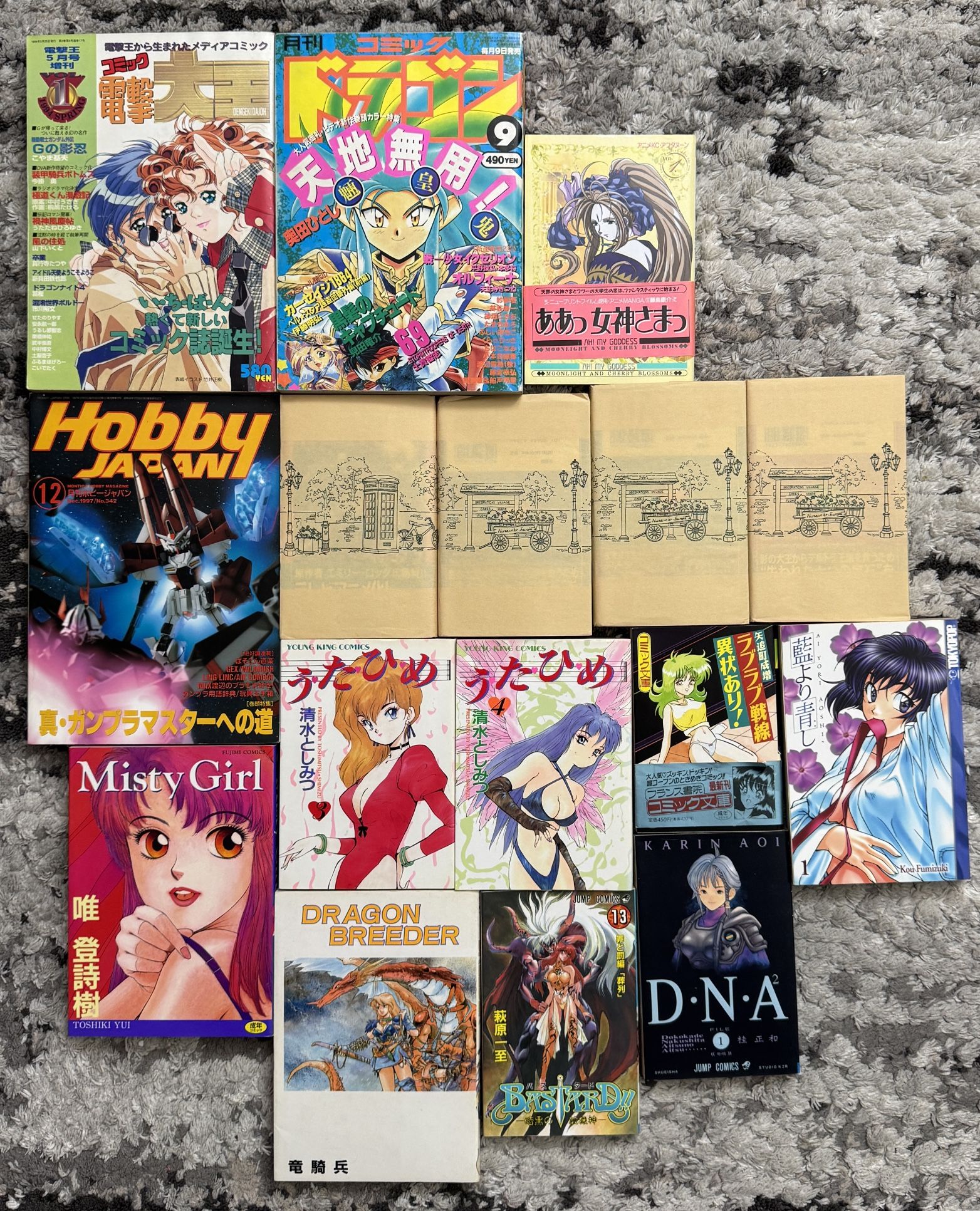 Mix Of 16 Japan Manga Books