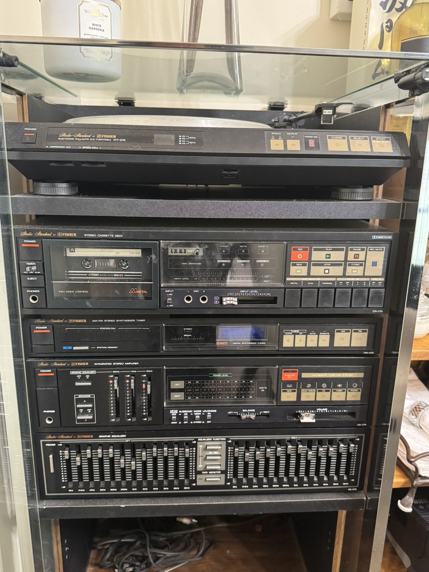 1970-80s Fisher Studio Standard Stereo System with speakers