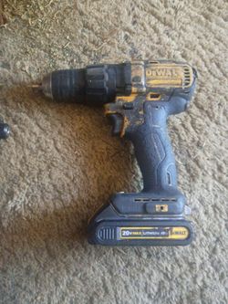 DeWalt hammer drill with battery