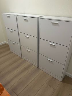 3 shoe storage cabinets
