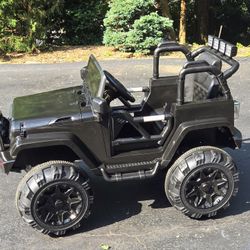 NEW BATTERY -Kids Ride on Truck, 12V Battery Toy Car with Parent Remote Control, Spring Suspension